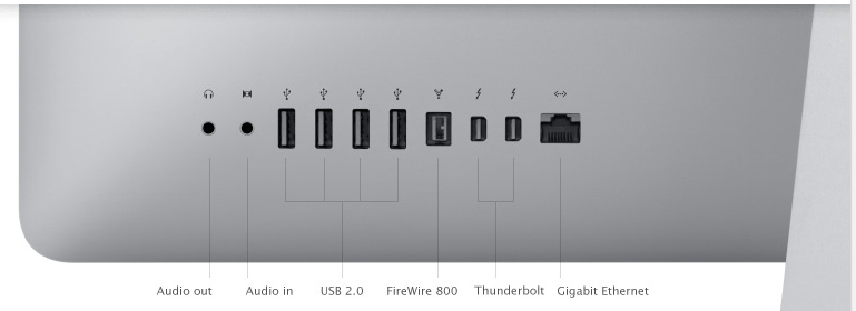 ports of iMac